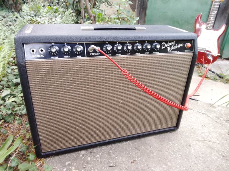 Fender Deluxe Reverb Amp 1964 - Schwarz image 1