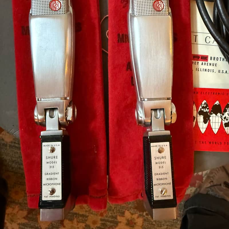 1960s Shure 315 Silver