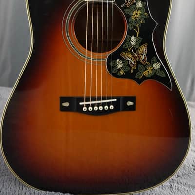 Yamaha L-8S Jumbo Acoustic Guitar MIJ Japan Vintage Sunburst w/ Original Hard Case image 1