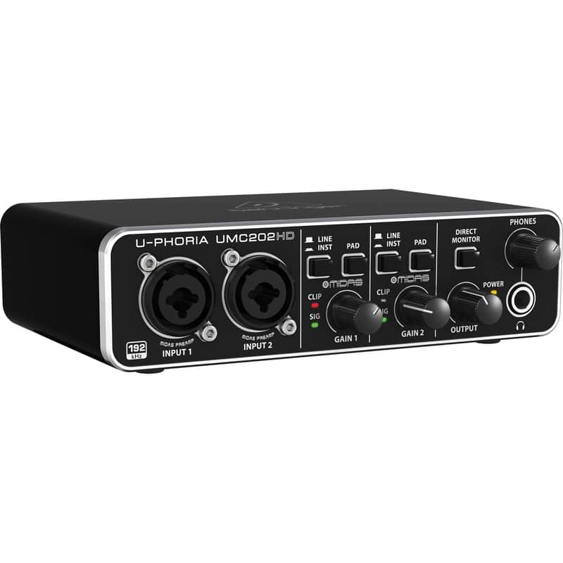 Behringer U-PHORIA UMC202HD USB 2.0 Audio Interface image 1