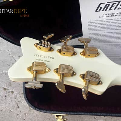 ✮RARE✮SUPERB✮2017 Gretsch G-6134 LTV White Penguin ✮ LACQUER TV JONES ! ✮ COA ✮ AMAZING image 21