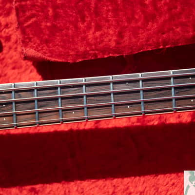 Vintage 1965 Mosrite of California "The Ventures" 4 String Bass w Brazilian Rosewood FB & OHSC - Made in the USA image 10