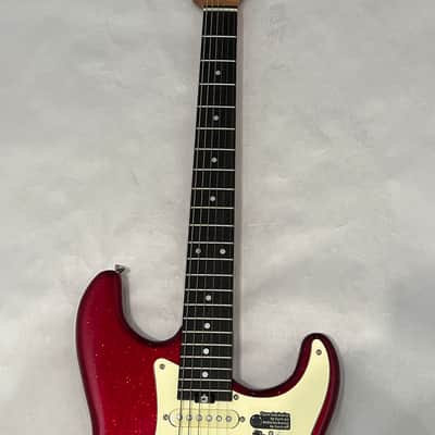 Mooer GTRS S801 H/S/S Intelligent Electric Guitar Candy Apple Red Sparkle  Built in Effects System, Loop Drum Machine, 12 Hours Battery Life image 4