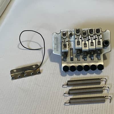 1990's Jackson Dinky Guitars JT-580LP Takeuchi Brushed Chrome Licensed Floyd Rose Tremolo Guitar Bridge For Parts image 1