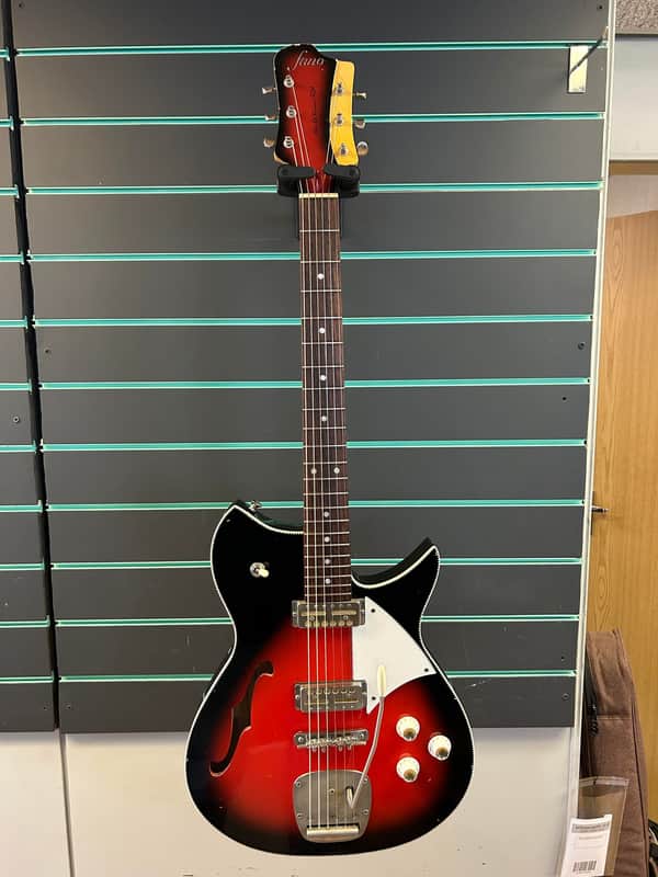 Fano Alt De Facto RB6 Red Burst 2019 Semi-Hollow Electric Guitar