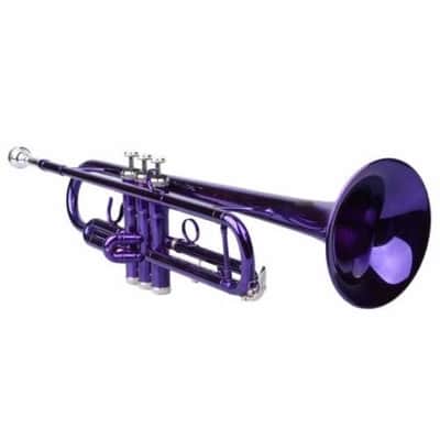 New Purple Student School Band Bb Trumpet W/ Case Gift for Beginner image 2