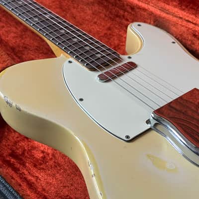 1967 Fender Telecaster Olympic White Custom Color All Original with CITES image 7