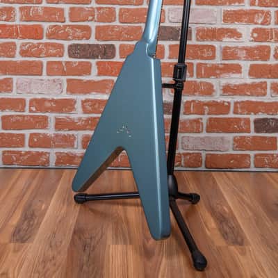 Gibson Custom Shop 1959 Mahogany Flying V Limited Run Pelham Blue VOS 2014 w/OHSC image 8
