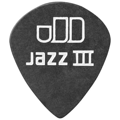 482P88 Tortex Pitch Black Jazz III 0,88 mm Sachet de 12 Dunlop image 3