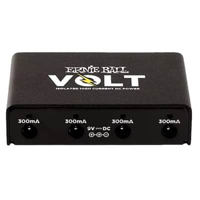 Ernie Ball VOLT High Current DC Power Supply with Complete Electrical Isolaton for Up To 5 Digital & Analog 9V Pedals w/5 Connector Cables & Universal AC-DC Adaptor PLUS Additional 18V DC-Thru for Extra-Daisy Chain Powering! image 3