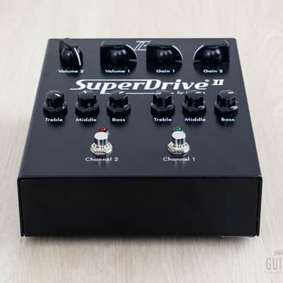 2010 Lex Bos SuperDrive II Tube-Driven Hand-Wired 2 Channel Overdrive Guitar Effects Pedal image 2