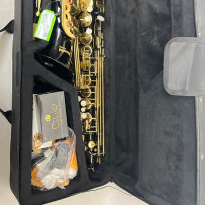 Mendini Cecilio Alto Saxophone -Sax w/case image 1