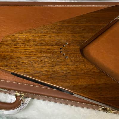 NEW! Gibson Custom 1958 Mahogany Flying V Reissue Electric Guitar - Antique Natural, VOS - WOW - Authorized Dealer - Only 6.3lbs! - G07168 image 12