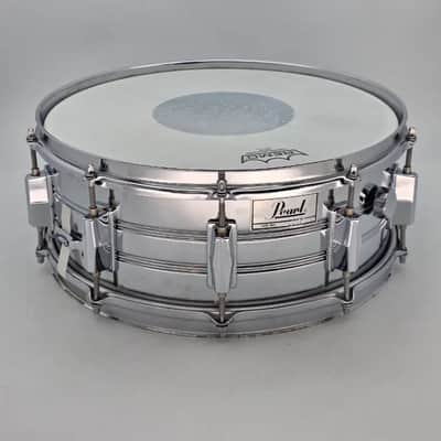 Used Pearl MIJ Steel Shell Snare Drum 14x5.5 - Good image 1
