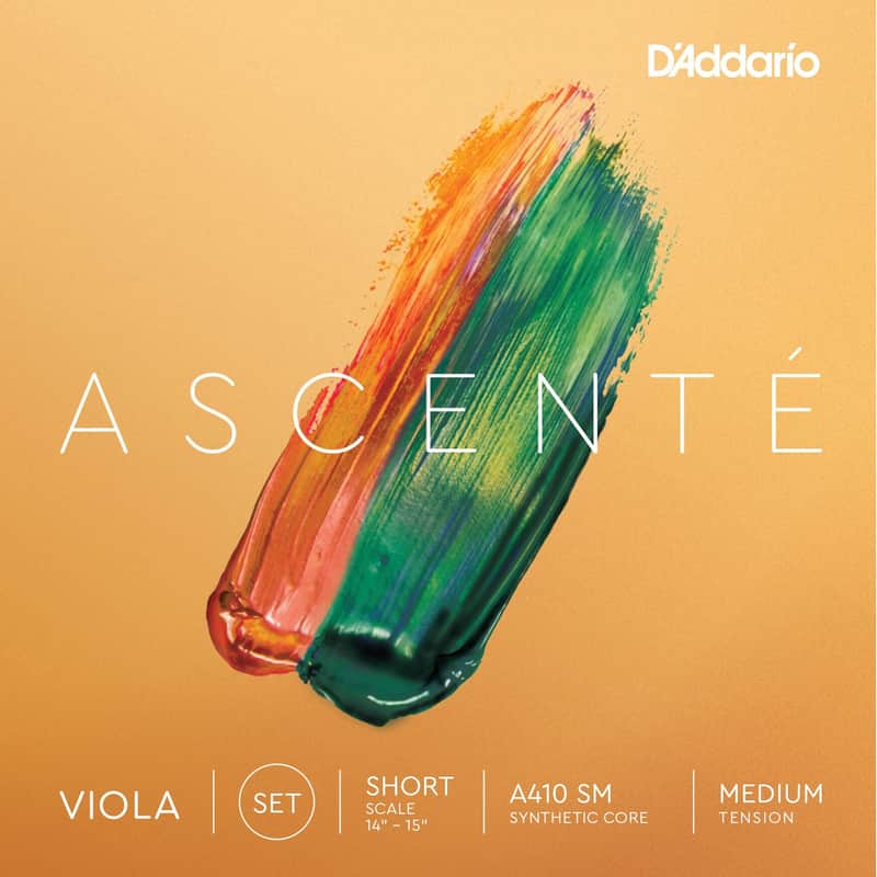 D'Addario A410 SM Ascenté Short Scale Viola Strings - Medium image 1