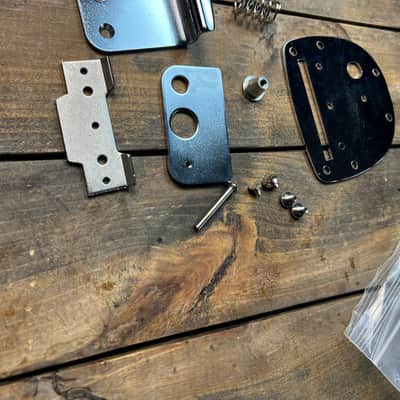 Fender Jazzmaster bridge assembly - Chrome image 5