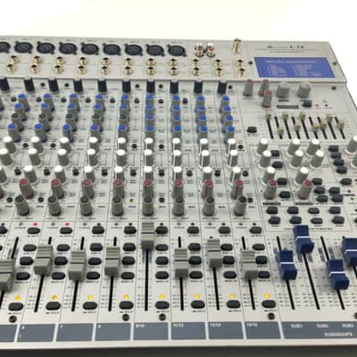 Alto Professional L-16 16-CHANNEL COMPACT INTEGRATED LIVE SOUND MIXER WITH DIGITAL EFFECTS 2005 - 2010? - Brushed Aluminum image 5
