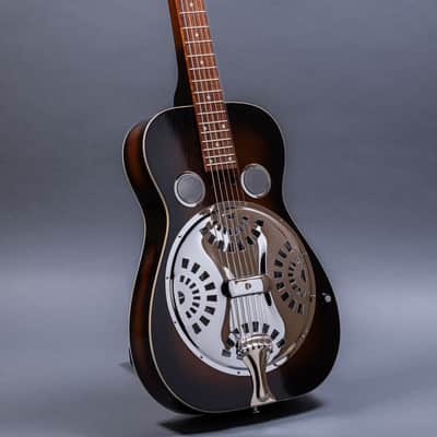 Dobro Square Neck Wood Body Resonator, Natural image 2