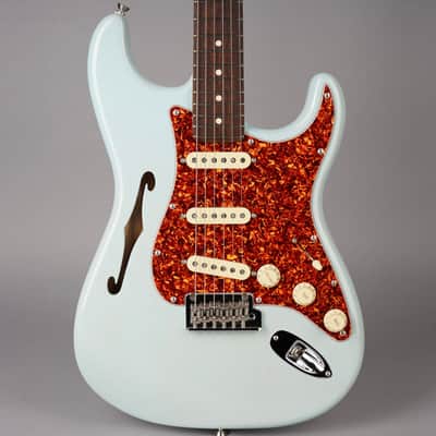 Fender American Professional II Thinline Stratocaster - 2024 - Daphne Blue image 1
