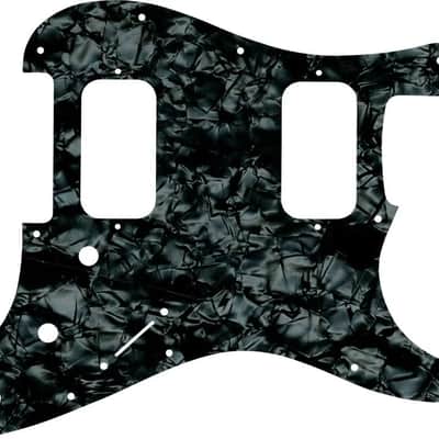 WD Custom Pickguard For Fender Big Apple Or Double Fat Stratocaster #28JBK Jet Black Pearl