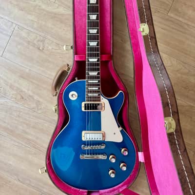Gibson Custom Shop M2M '57 Les Paul Standard Reissue "Deluxe“ - Basalt Blue Sparkle Top Bild 13