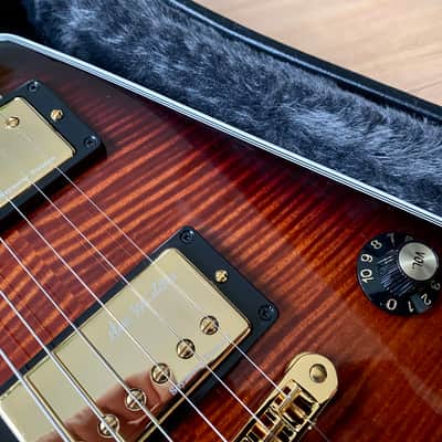 (2022) Gibson Custom Shop Dave Mustaine Signature Flying V EXP - Red Amber Burst image 9