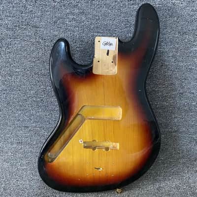 Lefty Tobacco Burst 4 String Jazz Bass Style Body image 1