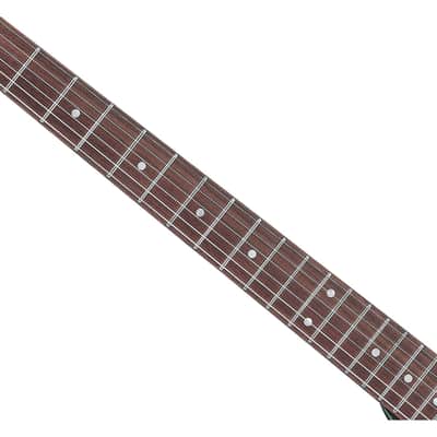 Ibanez AZ2204NVGF AZ Prestige Electric Guitar w/Case - Ivy Green Metallic Flat image 3