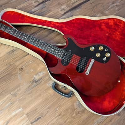 1965 Gibson Melody Maker D Double Pickup Electric Guitar Cherry With Case image 1