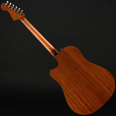 Fender California Standard Redondo CE, Spruce Top, Black Pickguard in Natural image 3