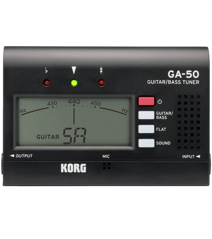 New Korg GA-50 Guitar/Bass Tuner w/ Memory Backup and Auto Power-Off Function image 1