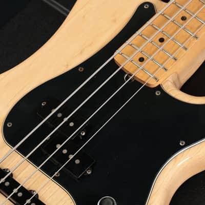 Fender USA American Deluxe Precision Bass Ash/Maple N3 Pickups Natural Fender [10048335] (06/15) image 5