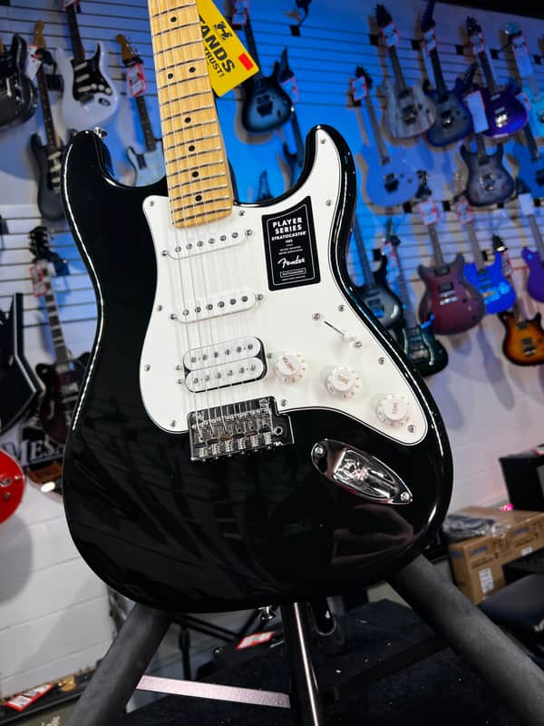 Fender Player Stratocaster HSS - Black with Maple Fingerboard Authorized Deal! 551 FREE PLEK! image 1