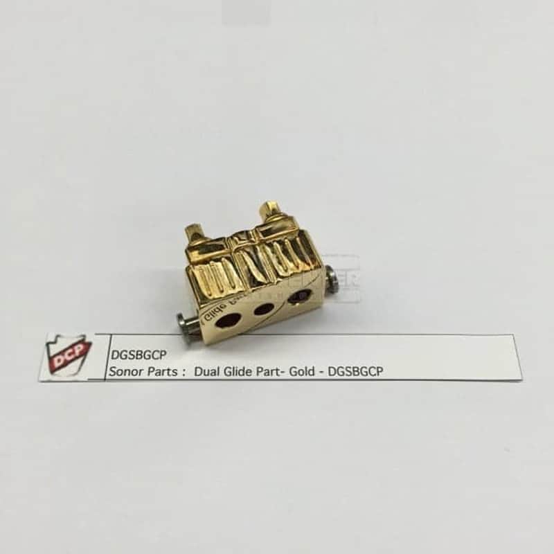 Sonor DGSBGCP Dual Glide Detachable Clamp, Butt Side Gold image 1