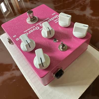 Wampler Underdog Overdrive (Early Custom Edition - Pink Sparkle) Late 2000s - Pink image 3
