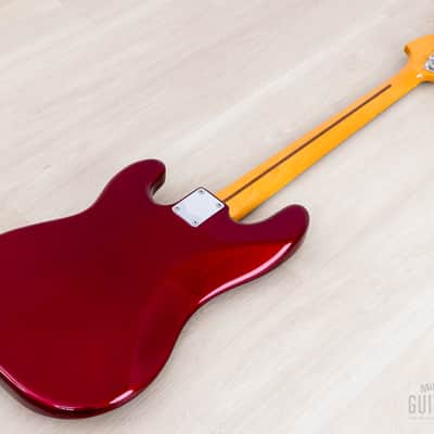 2011 Fender Precision Bass ‘57 Vintage Reissue PB57 Candy Apple Red Near-Mint, Japan MIJ image 14