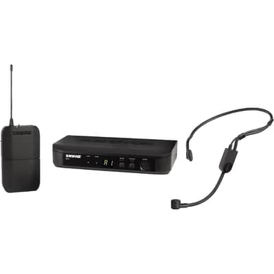Shure BLX14/P31 UHF Wireless Microphone System - Perfect for Speakers, Performers, Presentations - 14-Hour Battery Life, 300 ft Range | Includes PGA31 Headset Mic, Single Channel Receiver | H10 Band
