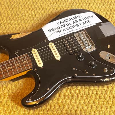 Vandalism Strat Black Nitro SD59 LH image 1