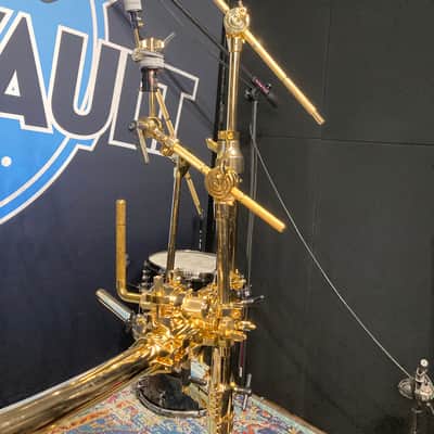 DW - 9000 Series 24k Gold-Plated Drum Rack System. Excellent! image 11
