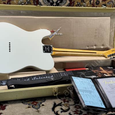 2023 Fender Custom Shop - 61 Tele NOS MBD - Olympic White - ID 5702 image 13
