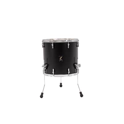 SONOR *Pre-Order* Momentum Birch Series 18x16.75" GT Black Matte Lacquer Floor Tom Drum w/Legs | Worldwide Ship | NEW | Special Order | Authorized Dealer image 2