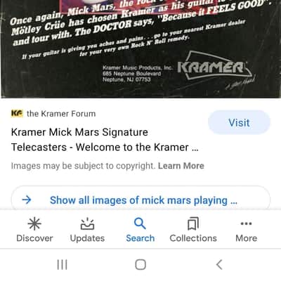 Kramer Telecaste/ Baretta 80's White image 25