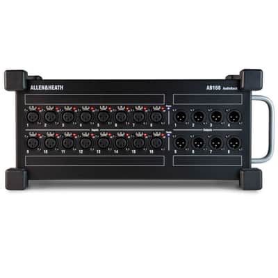 Allen & Heath AB-168 16-Channel Portable AudioRack Stage Box New- Black image 1