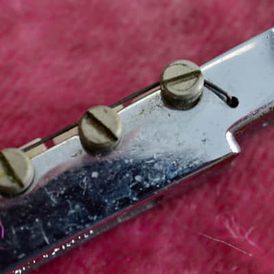 Vintage Gibson 1960's ABR-1 Chrome Bridge Patent Number Nylon Saddles ES-335 SG Standard image 10