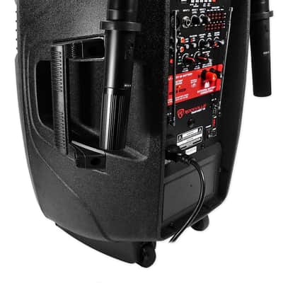 Rockville 12" Portable Karaoke Machine/System w/ (2) Wireless Microphones+LED's image 16