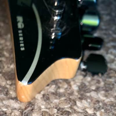 2002 Ibanez RG620X-GK Standard electric  guitar piezo pickup  edge tremolo USA  made Dimarzio pick ups galaxy Black made in japan image 3