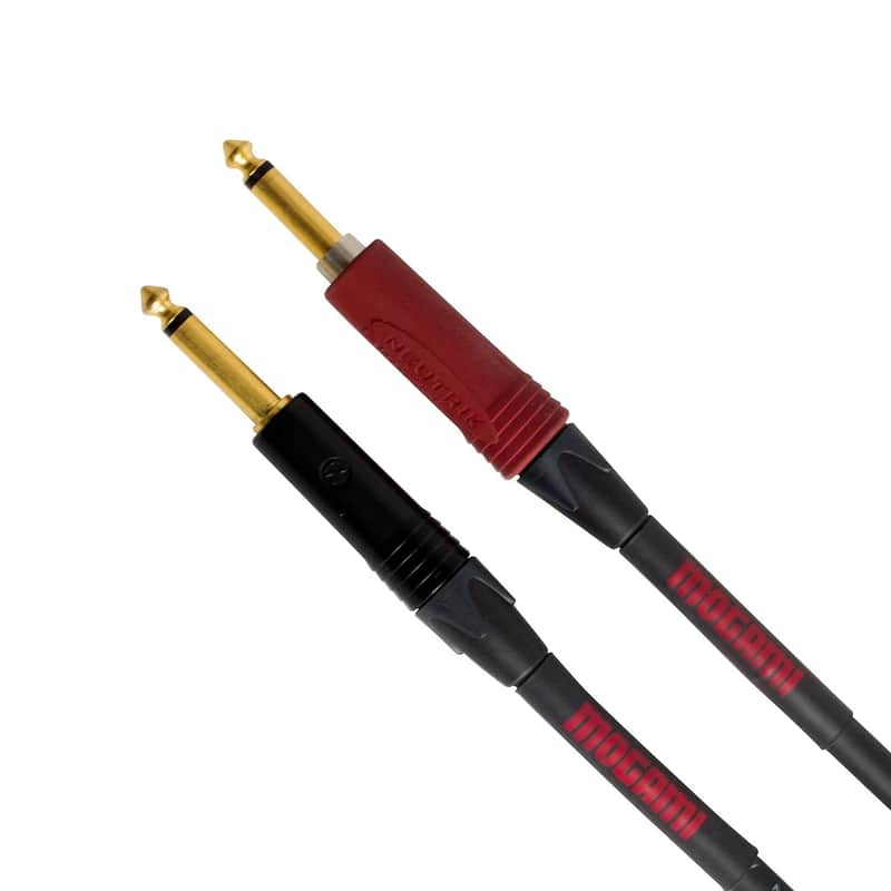 Mogami OD GTR-30 Overdrive Guitar Instrument Cable, 1/4” TS Male Plugs, Gold Contacts, Straight Connectors with silentPLUG, 30 Foot image 1