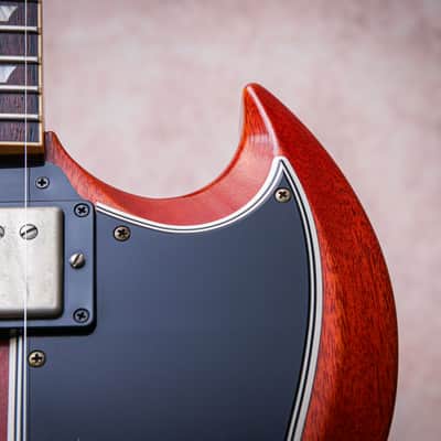 GIBSON USA Custom Shop VOS 1964 Reissue SG Maestro "Cherry + Rosewood" (2010) image 8