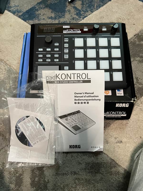 Korg padKONTROL USB Drum Pad Studio Controller 2005 - Present - White image 1