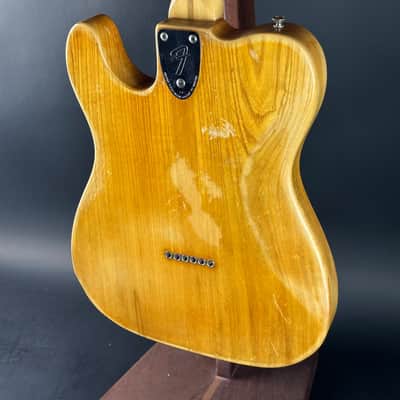 Vintage 1977 Fender Telecaster Deluxe Natural w/Non-Original Case TSU22958 image 25